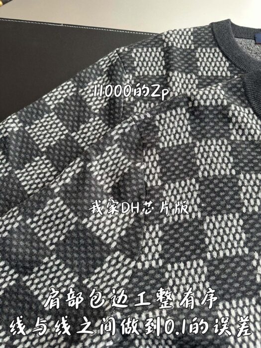 루이비통 LV 면양 털 다미에 니트 레플리카 미러급 SA급 S급 고퀄리티 하이엔드 최상급 의류 [남성여성공용] 6