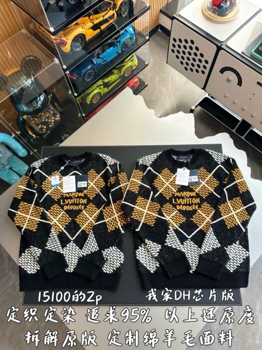 루이비통 울 블렌드 풀오버 니트 1AGJSO 레플리카 미러급 SA급 S급 고퀄리티 하이엔드 최상급 의류 [남성여성공용] 3