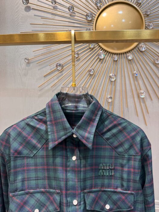 미우미우 체크 셔츠 레플리카 미러급 SA급 S급 고퀄리티 하이엔드 최상급 의류 [여성] 8