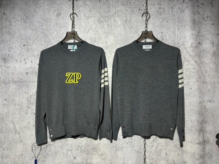 톰브라운 다크 그레이 파인 메리노 울 4-바 크루넥 풀오버 레플리카 미러급 SA급 S급 고퀄리티 하이엔드 최상급 의류 [남성여성공용] 7