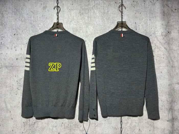 톰브라운 다크 그레이 파인 메리노 울 4-바 크루넥 풀오버 레플리카 미러급 SA급 S급 고퀄리티 하이엔드 최상급 의류 [남성여성공용] 8