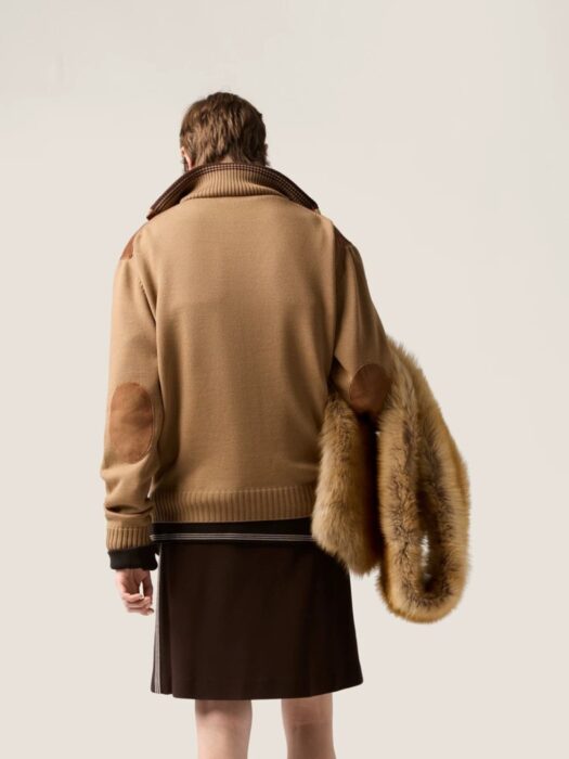 미우미우 스웨이드 니트 컷 자켓 레플리카 미러급 SA급 S급 고퀄리티 하이엔드 최상급 의류 [여성] 29