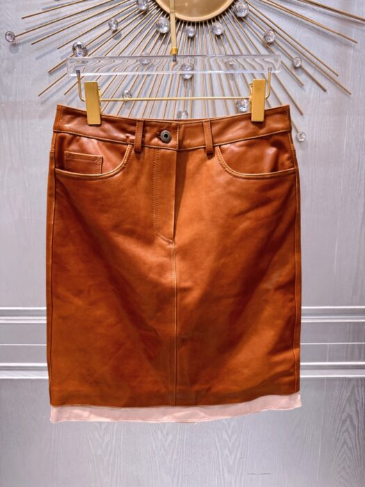 미우미우 나파 가죽 자켓, 스커트 레플리카 미러급 SA급 S급 고퀄리티 하이엔드 최상급 의류 [여성] 11