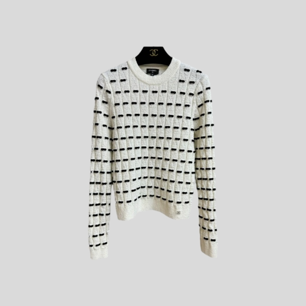 샤넬 리본 크루넥 니트 레플리카 미러급 SA급 S급 고퀄리티 하이엔드 최상급 의류 [여성]