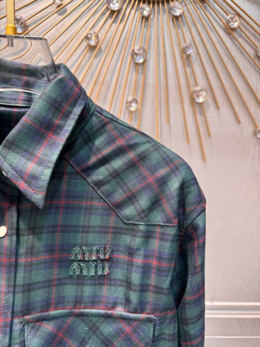 미우미우 체크 셔츠 레플리카 미러급 SA급 S급 고퀄리티 하이엔드 최상급 의류 [여성] 4