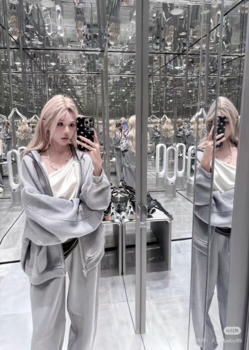 알렉산더왕 그레이 핫픽스 테리 세트 레플리카 미러급 SA급 S급 고퀄리티 하이엔드 최상급 의류 [남성여성공용] 26