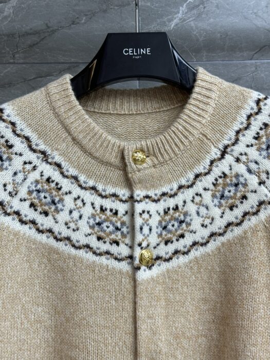 셀린느 트리옹프 페어 아일 울 가디건 레플리카 미러급 SA급 S급 고퀄리티 하이엔드 최상급 의류 [여성] 4