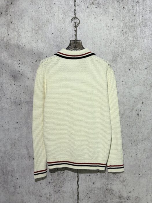 미우미우 어깨 지퍼 카라 가디건 베이지 레플리카 미러급 SA급 S급 고퀄리티 하이엔드 최상급 의류 [남성여성공용] 4