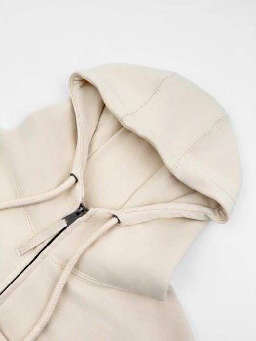 메종마르지엘라 뒷면 자수 후드집업 아이보리 레플리카 미러급 SA급 S급 고퀄리티 하이엔드 최상급 의류 [남성여성공용] 5