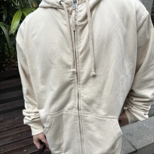 메종마르지엘라 뒷면 자수 후드집업 아이보리 레플리카 미러급 SA급 S급 고퀄리티 하이엔드 최상급 의류 [남성여성공용]