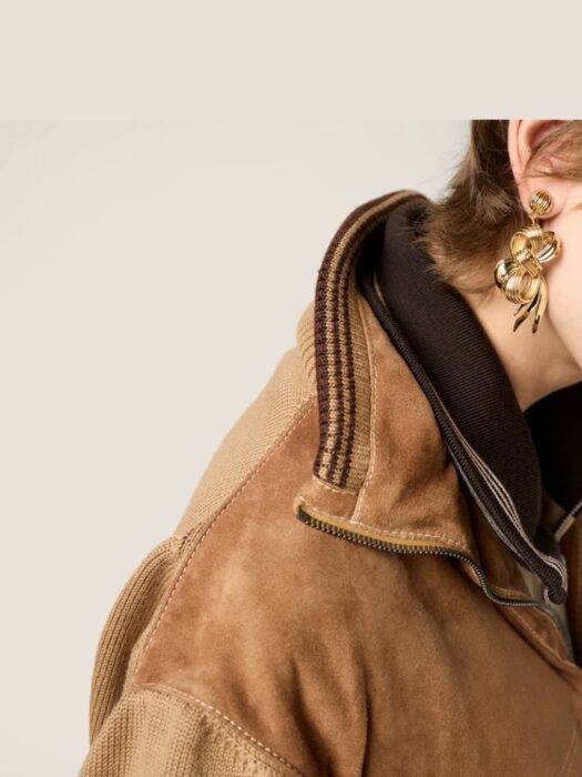 미우미우 스웨이드 니트 컷 자켓 레플리카 미러급 SA급 S급 고퀄리티 하이엔드 최상급 의류 [여성] 28