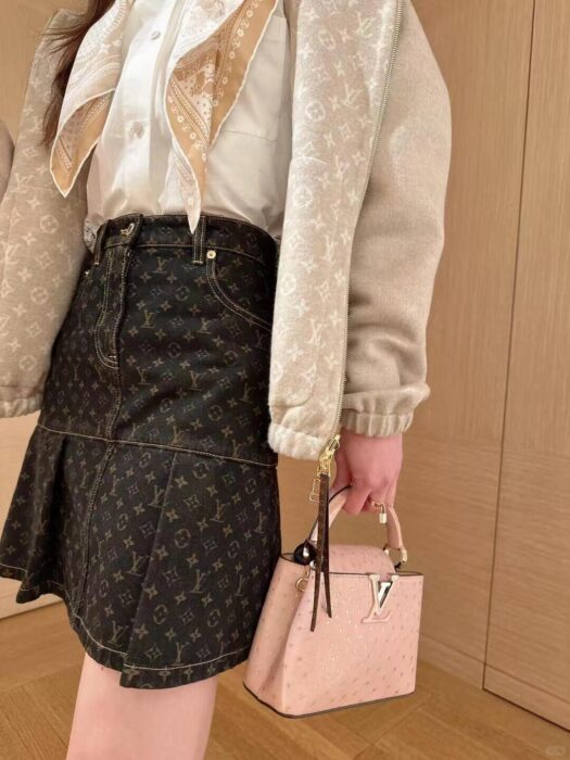 루이비통 모노그램 데님 플리츠 스커트 레플리카 미러급 SA급 S급 고퀄리티 하이엔드 최상급 의류 [여성] 4