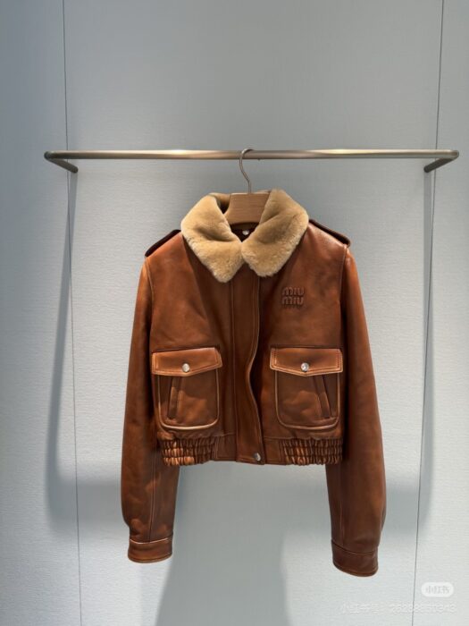 미우미우 나파 가죽 자켓, 스커트 레플리카 미러급 SA급 S급 고퀄리티 하이엔드 최상급 의류 [여성] 16