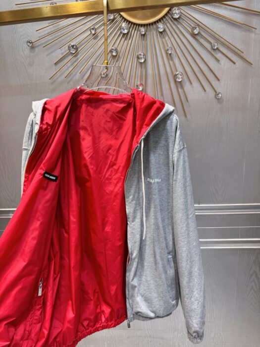 미우미우 저지 및 테크니컬 퐁제 블루종 자켓(2color) 레플리카 미러급 SA급 S급 고퀄리티 하이엔드 최상급 의류 [여성] 6