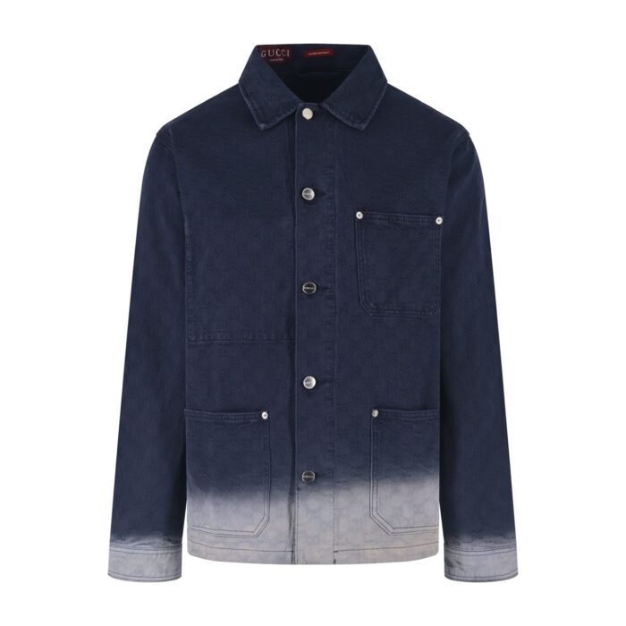 구찌 GG로고 그라데이션 멀티 포켓 데님 자켓 레플리카 미러급 SA급 S급 고퀄리티 하이엔드 최상급 의류 [남성여성공용] 3