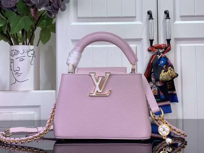 루이비통 카퓌신 미니 M25611 핑크 레플리카 미러급 SA급 S급 고퀄리티 최상급 하이엔드 핸드백 크로스백 가방 [여성]