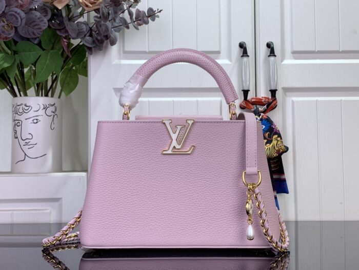 루이비통 카퓌신 BB M25611 핑크 레플리카 미러급 SA급 S급 고퀄리티 최상급 하이엔드 핸드백 크로스백 가방 [여성]