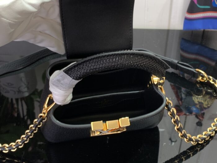 루이비통 카퓌신 나노 M25611 블랙 레플리카 미러급 SA급 S급 고퀄리티 최상급 하이엔드 핸드백 크로스백 가방 [여성] 3