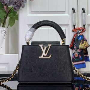 루이비통 카퓌신 미니 M25611 블랙 레플리카 미러급 SA급 S급 고퀄리티 최상급 하이엔드 핸드백 크로스백 가방 [여성]
