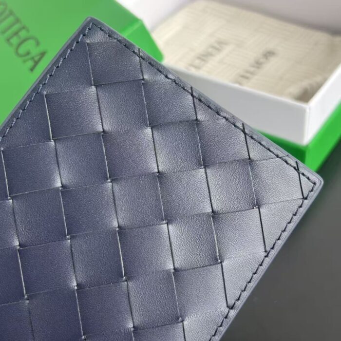보테가베네타 편직 반지갑 605721 올리브 라이트 네이비 레플리카 미러급 SA급 S급 고퀄리티 최상급 하이엔드 지갑 [남성여성공용] 7