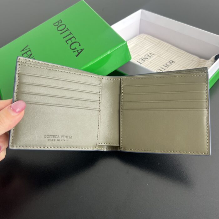 보테가베네타 편직 반지갑 605721 올리브 라이트 네이비 레플리카 미러급 SA급 S급 고퀄리티 최상급 하이엔드 지갑 [남성여성공용] 2