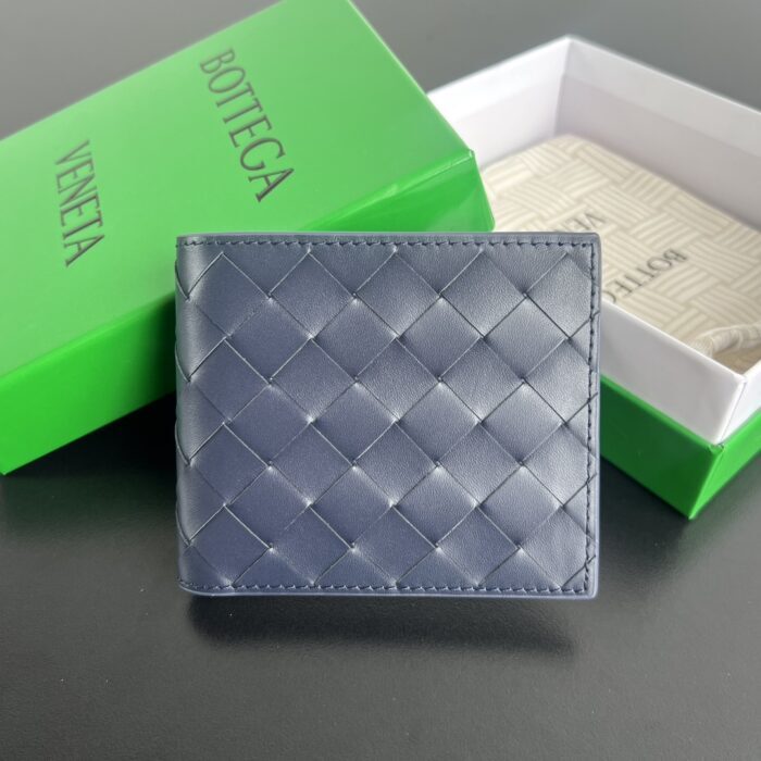 보테가베네타 편직 반지갑 605721 올리브 라이트 네이비 레플리카 미러급 SA급 S급 고퀄리티 최상급 하이엔드 지갑 [남성여성공용]