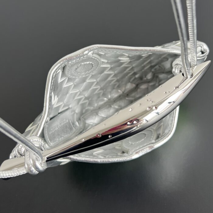 보테가베네타 베이비 사르딘 744267 실버 그린 레플리카 미러급 SA급 S급 고퀄리티 최상급 하이엔드 크로스백 가방 [여성] 3