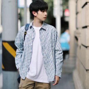 디올 오블리크 데님 셔츠 라이트 블루 레플리카 미러급 SA급 S급 고퀄리티 하이엔드 최상급 의류 [남성여성공용]