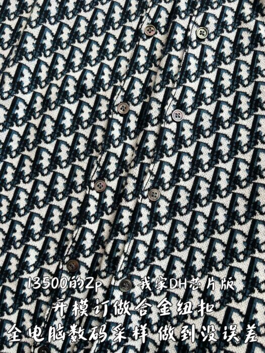 디올 오블리크 니트 긴팔 셔츠 네이비 레플리카 미러급 SA급 S급 고퀄리티 하이엔드 최상급 의류 [남성여성공용] 8