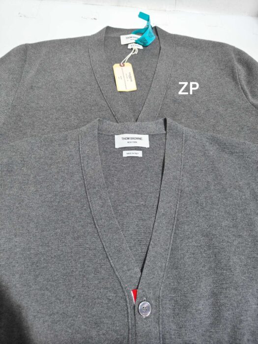 톰브라운 4bar 사선 순면 가디건 그레이 레플리카 미러급 SA급 S급 고퀄리티 하이엔드 최상급 의류 [남성여성공용] 13