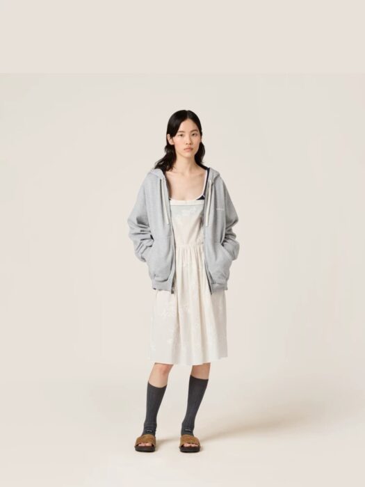 미우미우 저지 및 테크니컬 퐁제 블루종 자켓(2color) 레플리카 미러급 SA급 S급 고퀄리티 하이엔드 최상급 의류 [여성] 30