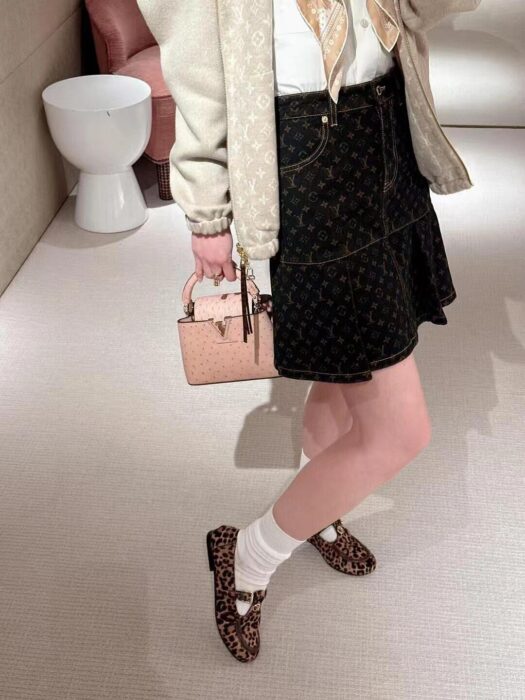 루이비통 모노그램 데님 플리츠 스커트 레플리카 미러급 SA급 S급 고퀄리티 하이엔드 최상급 의류 [여성] 5