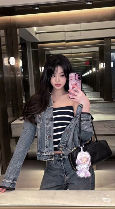 미우미우 데님 블루종 자켓, 팬츠 레플리카 미러급 SA급 S급 고퀄리티 하이엔드 최상급 의류 [여성] 22