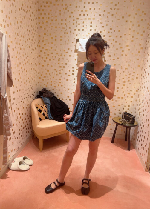 루이비통 모노그램 데님 드레스 레플리카 미러급 SA급 S급 고퀄리티 하이엔드 최상급 의류 [여성] 5