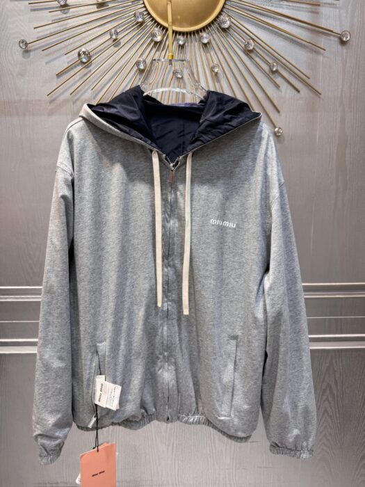 미우미우 저지 및 테크니컬 퐁제 블루종 자켓(2color) 레플리카 미러급 SA급 S급 고퀄리티 하이엔드 최상급 의류 [여성] 11