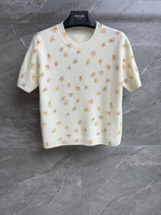 프라다 플로럴 프린트 울 크루넥 스웨터 레플리카 미러급 SA급 S급 고퀄리티 하이엔드 최상급 의류 [여성] 11