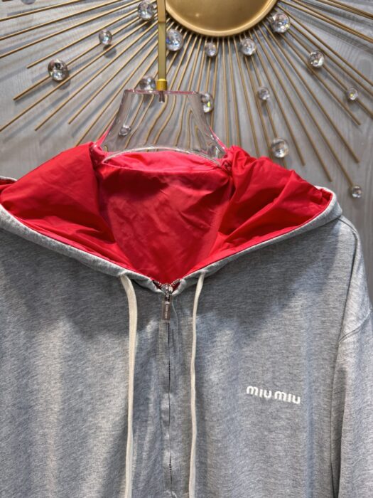 미우미우 저지 및 테크니컬 퐁제 블루종 자켓(2color) 레플리카 미러급 SA급 S급 고퀄리티 하이엔드 최상급 의류 [여성] 8