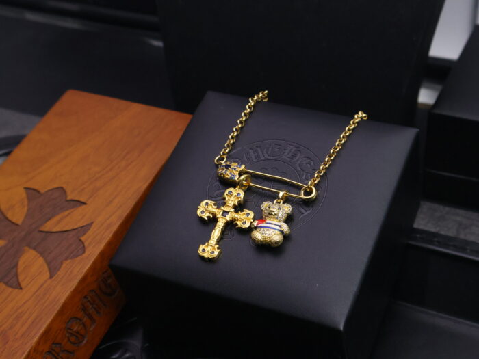 크롬하츠 십자가 테디베어 펜던트 목걸이 골드 레플리카 미러급 SA급 S급 고퀄리티 최상급 하이엔드 [남성여성공용] 2