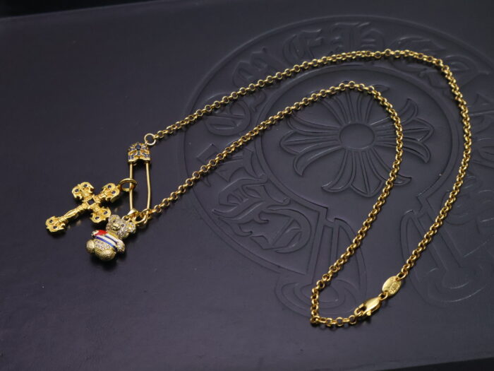 크롬하츠 십자가 테디베어 펜던트 목걸이 골드 레플리카 미러급 SA급 S급 고퀄리티 최상급 하이엔드 [남성여성공용] 8