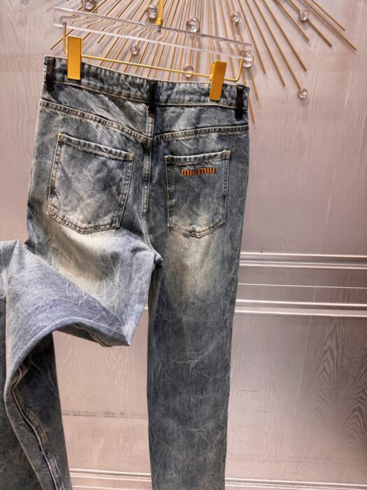 미우미우 데님 블루종 자켓, 팬츠 레플리카 미러급 SA급 S급 고퀄리티 하이엔드 최상급 의류 [여성] 9