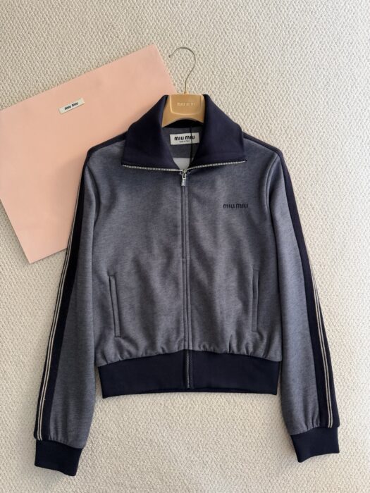 미우미우 저지 지퍼 스웨트셔츠 레플리카 미러급 SA급 S급 고퀄리티 하이엔드 최상급 의류 [여성] 8