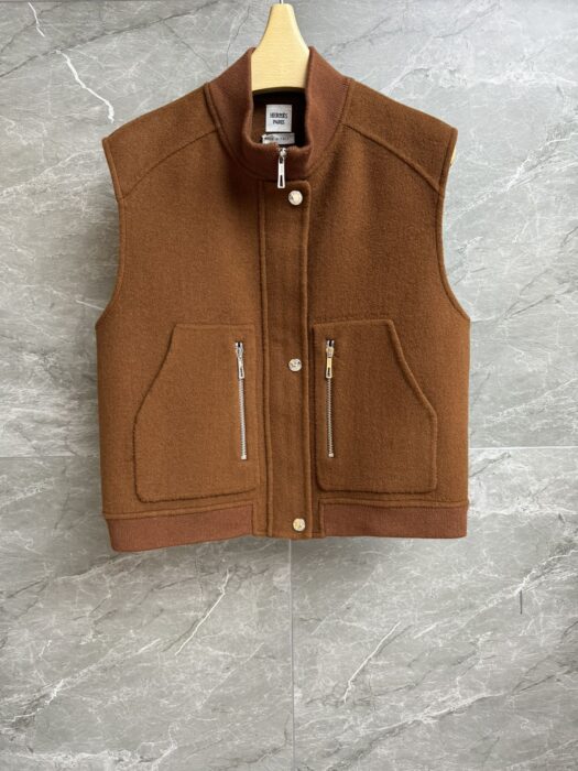 에르메스 슬리브리스 숏 붐버 자켓 레플리카 미러급 SA급 S급 고퀄리티 하이엔드 최상급 의류 [여성] 3