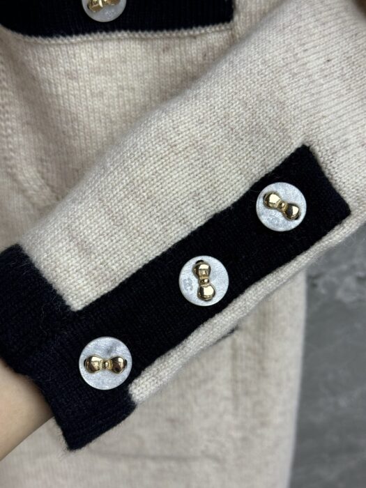 샤넬 콘트라스트 니트 드레스 레플리카 미러급 SA급 S급 고퀄리티 하이엔드 최상급 의류 [여성] 8