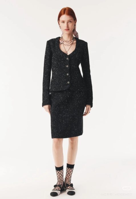 샤넬 스팽글 트위드 자켓 레플리카 미러급 SA급 S급 고퀄리티 하이엔드 최상급 의류 [여성] 2