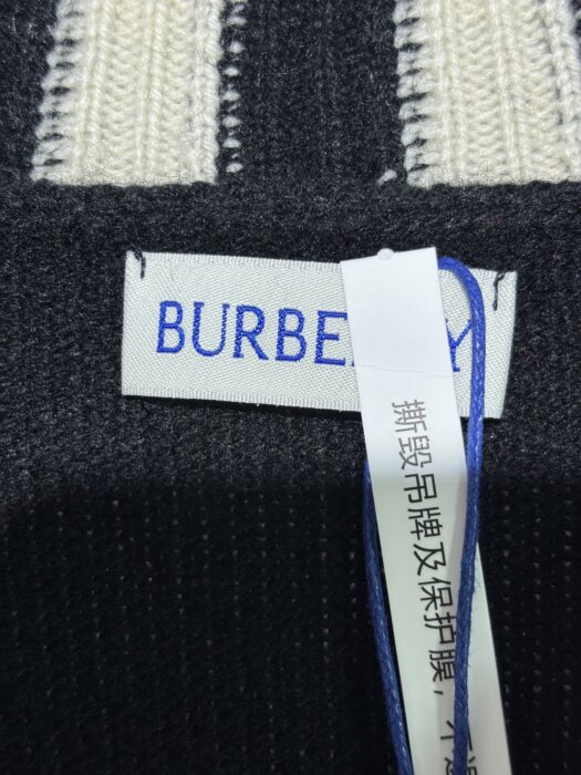 버버리 체크 이음 단색 니트 블랙 레플리카 미러급 SA급 S급 고퀄리티 하이엔드 최상급 의류 [남성여성공용] 14