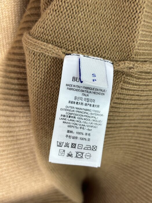 버버리 체크 이음 단색 니트 카키 레플리카 미러급 SA급 S급 고퀄리티 하이엔드 최상급 의류 [남성여성공용] 15