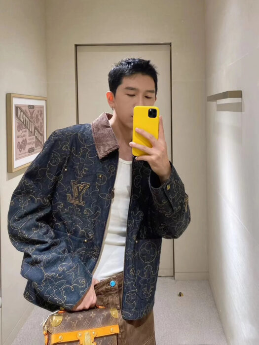 루이비통 팀버랜드 프라워 무늬 자수 데님 자켓 레플리카 미러급 SA급 S급 고퀄리티 하이엔드 최상급 의류 [남성여성공용]