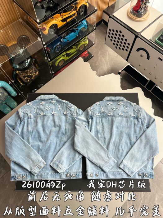 루이비통 모노그램 대미지 데님 자켓 레플리카 미러급 SA급 S급 고퀄리티 하이엔드 최상급 의류 [남성여성공용] 4