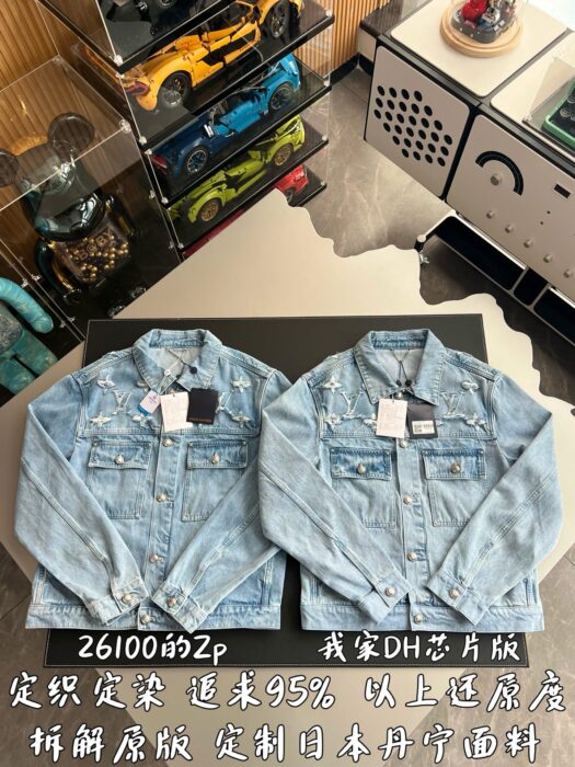 루이비통 모노그램 대미지 데님 자켓 레플리카 미러급 SA급 S급 고퀄리티 하이엔드 최상급 의류 [남성여성공용] 3