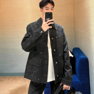 루이비통 모노그램 데님 자켓 블루종 블랙 1AFYCG 레플리카 미러급 SA급 S급 고퀄리티 하이엔드 최상급 의류 [남성여성공용]